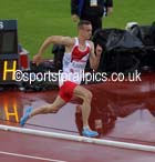 Niall Flannery (England) in the final of the 400 metres hurdles, 2014 Commonwealth Games, Glasgow. Photo: David T. Hewitson/Sports for All Pics